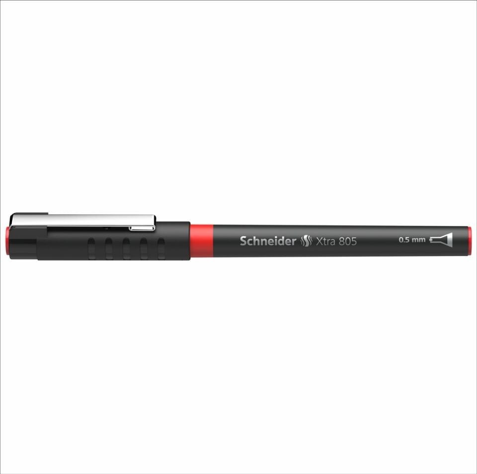 Schneider Xtra 805 İğne Uçlu Roller Kalem 0,5 Mm Kırmızı