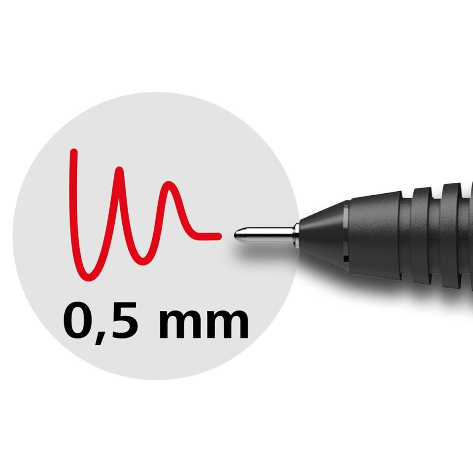 Schneider Xtra 805 İğne Uçlu Roller Kalem 0,5 Mm Kırmızı