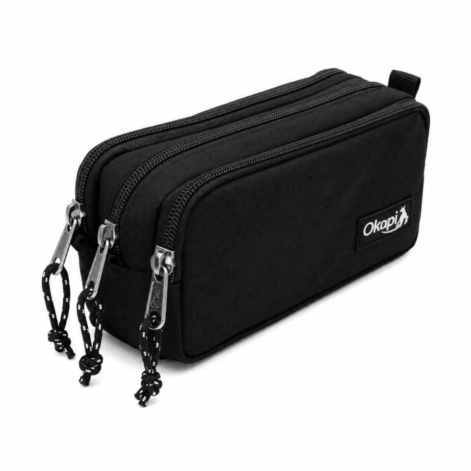 Okapi Okp-101 S Kalem Çantası Siyah Renk