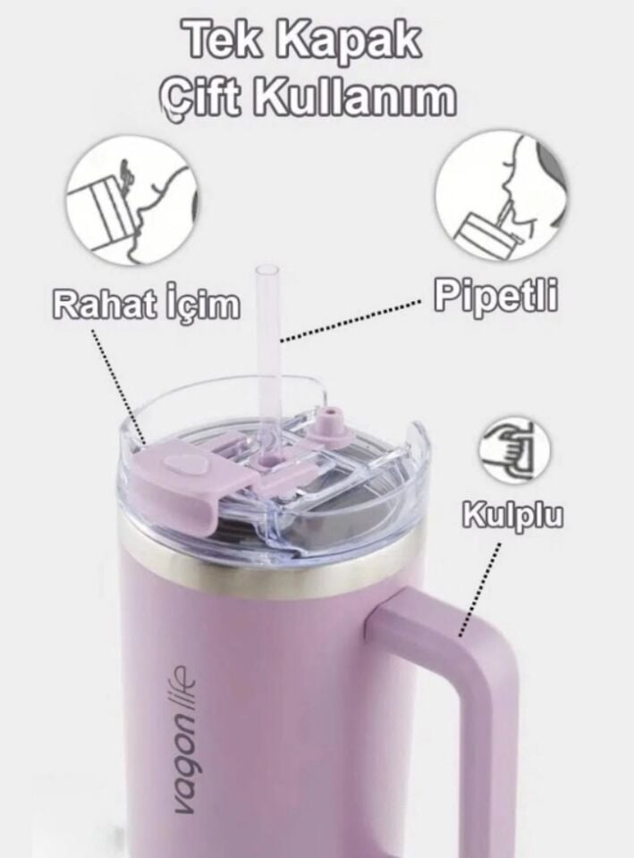 Vagonlife 1200 Ml Çelik Termos
