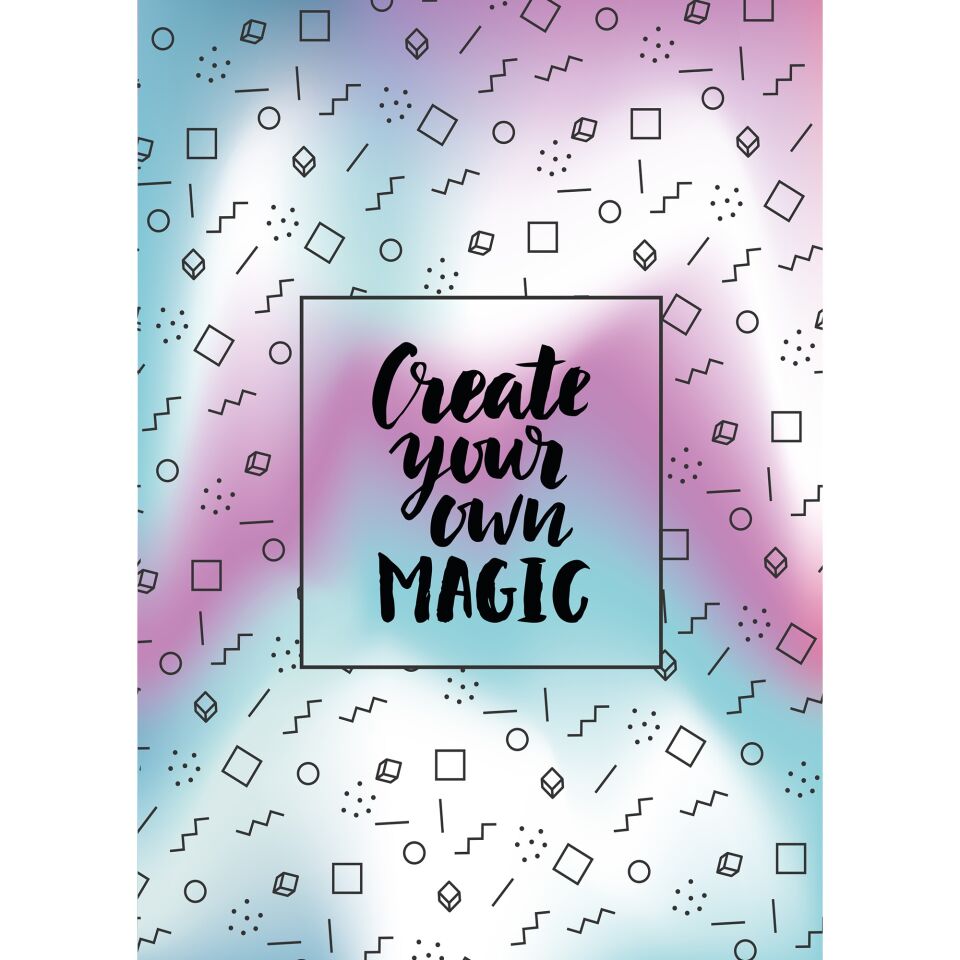 Taros Unick Color Live Your Dream A5 İnce Kapak Defter
