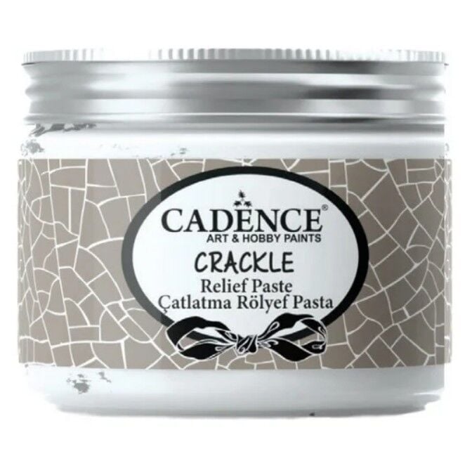 Cadence Çatlatma Rölyef Pasta Beyaz 150 Ml