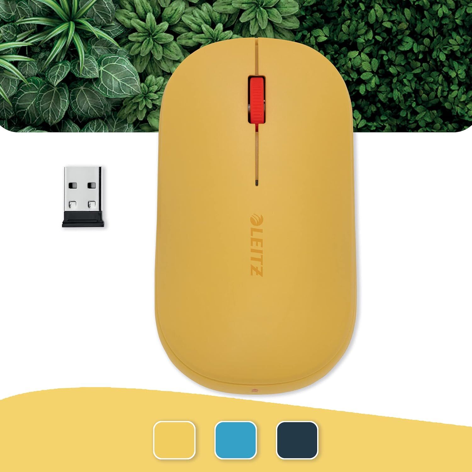 Leitz Cosy Kablosuz Mouse Sarı