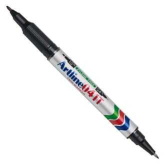 Artline 041T Twin Marker İki Uçlu Permanent Markör Uçlar:0,4-1,0 Mm Siyah