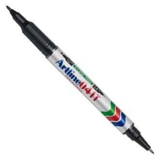 Artline 041T Twin Marker İki Uçlu Permanent Markör Uçlar:0,4-1,0 Mm Siyah