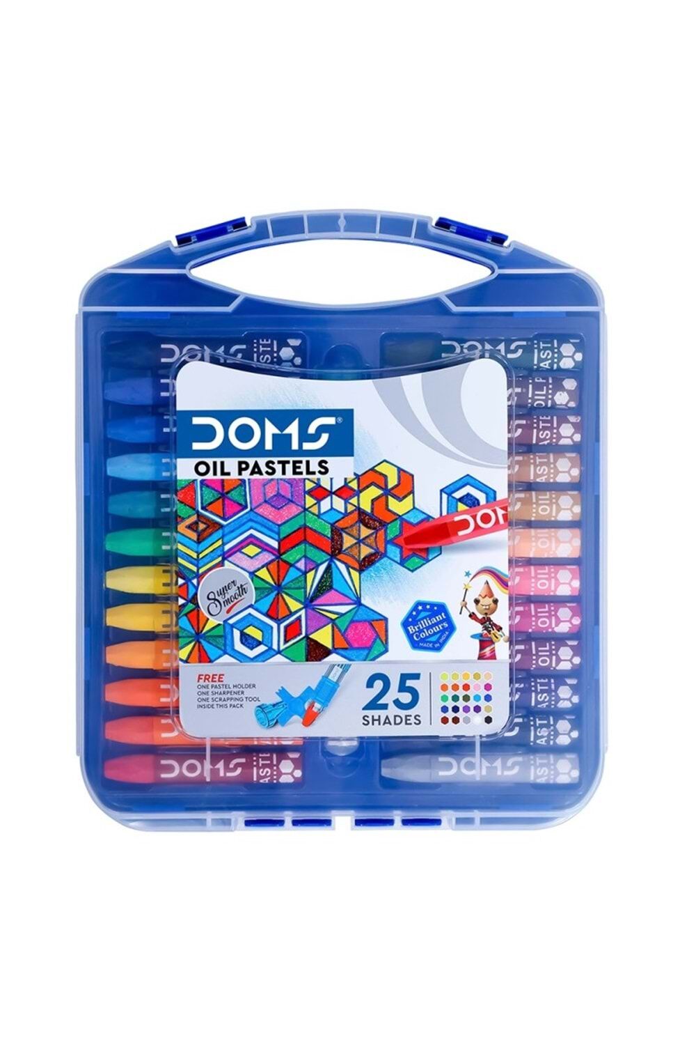 Doms Oil Pastels Hexagonal 25 Shades