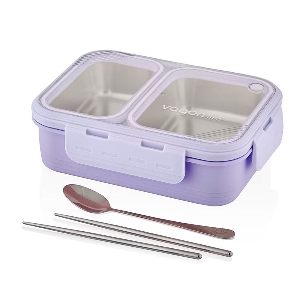 Vagonlife 700 Ml 2 Bölmeli Paslanmaz Çelik Lunch Box