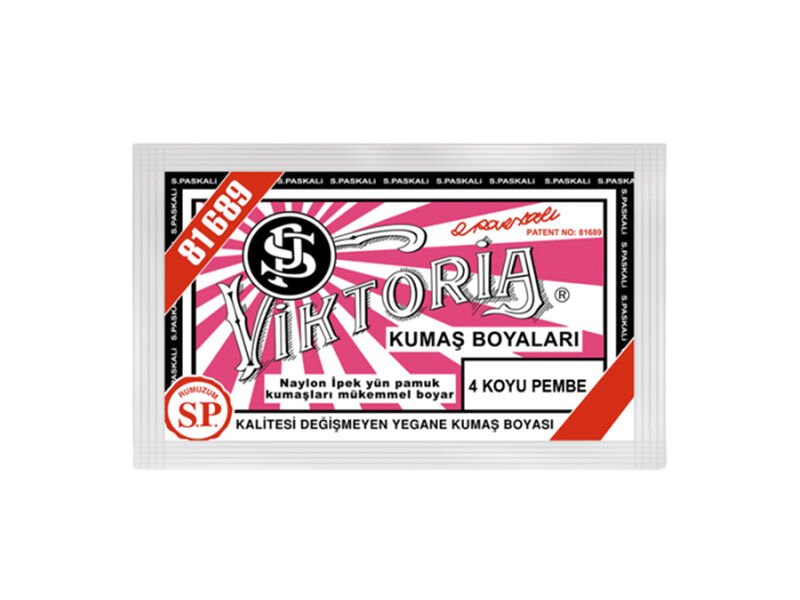 Viktoria Kumaş Boyası 4 Koyu Pembe 13 Gr