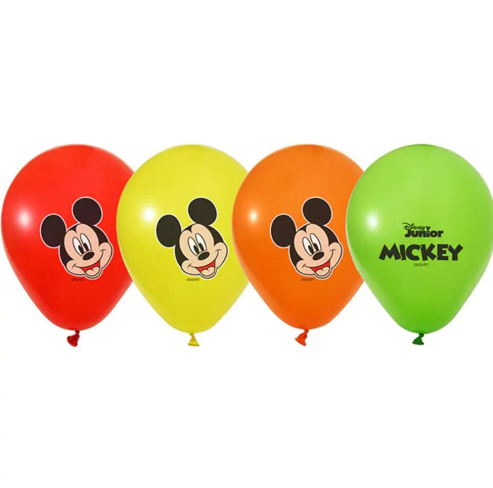 Balon 12'' Mickey Playful Hous Baskılı Balon 8 Li