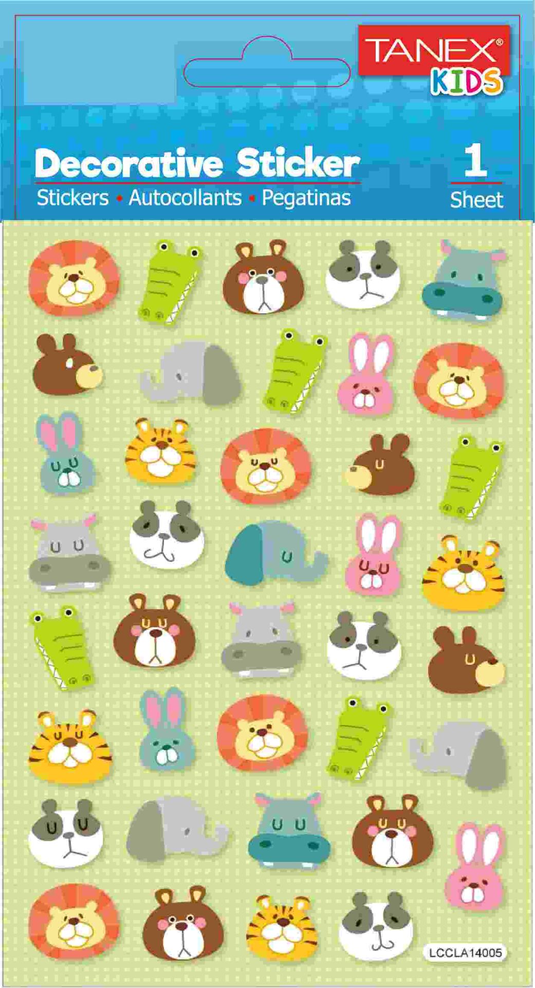 Tanex Tnx-25155 Sevimli Aslan Serisi Etiketi