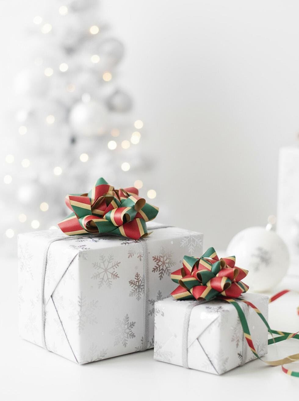 Astaş Hediye Paketi Süsü Rafya Yıldız Set Kraft Kirmizi Yesil Cizgili 5 Mm x 10 M