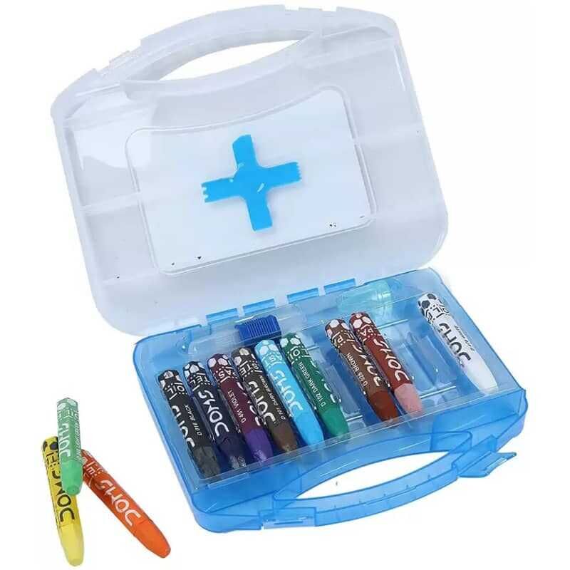 Doms Oil Pastels Hexagonal 12 Shades