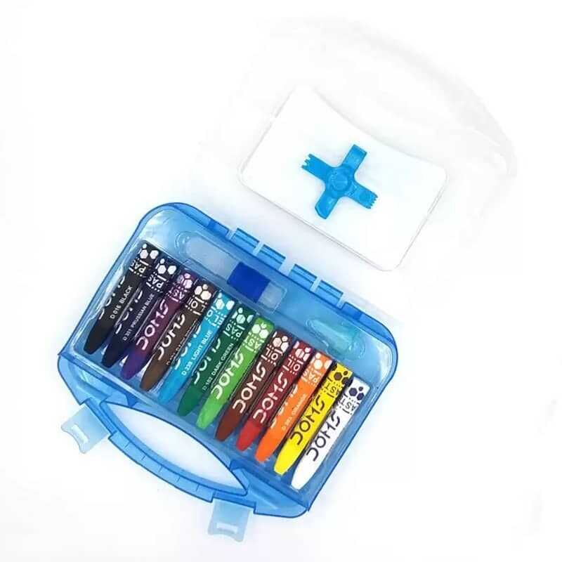 Doms Oil Pastels Hexagonal 12 Shades