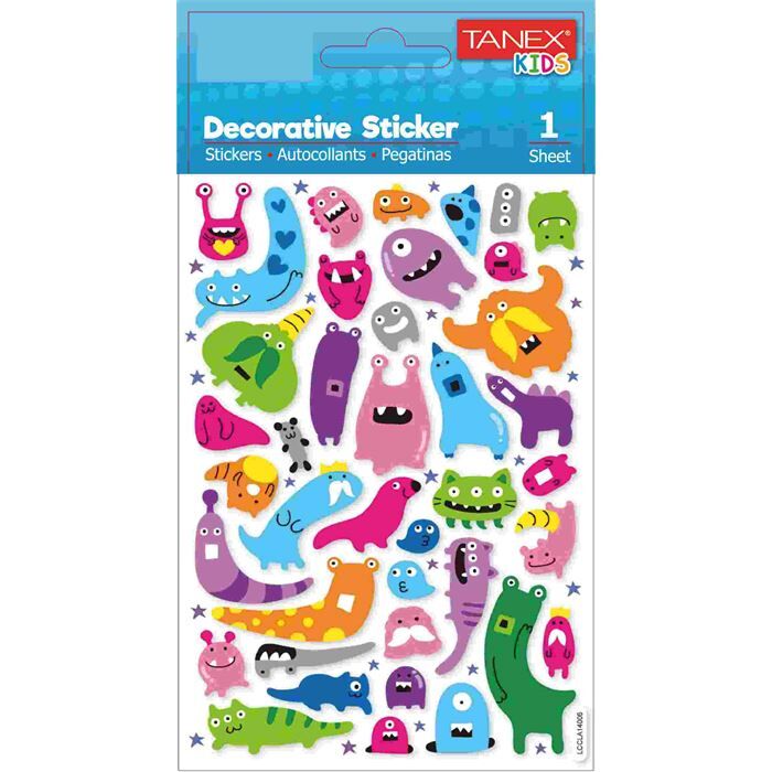 Tanex Tnx-25156 Uzay Canlıları Serisi Etiketi