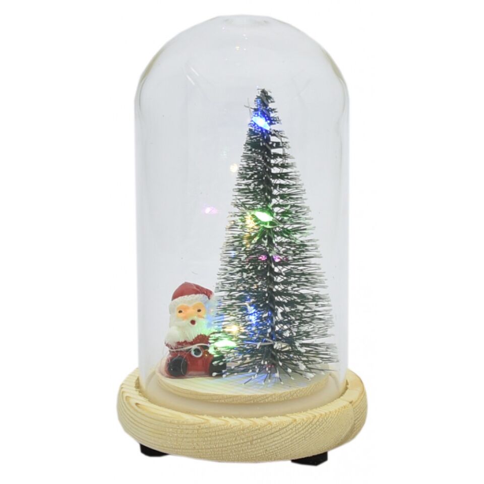 Taros Yılbaşı Işıklı Orta Boy Fanus