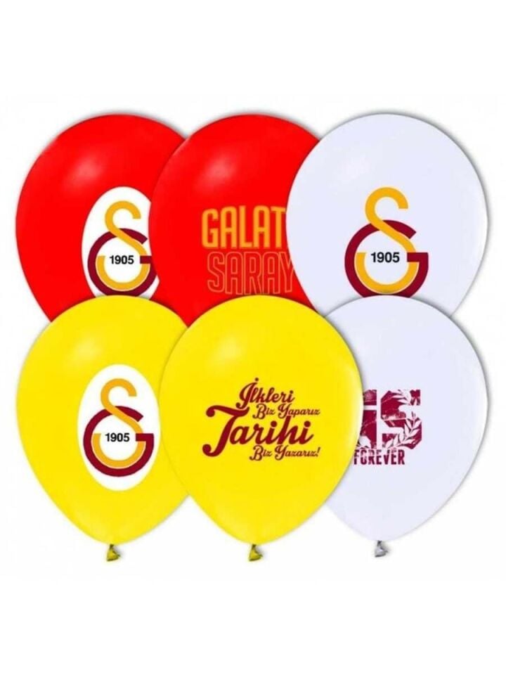 Balon 12'' Galatasaray Baskılı 8 Li    