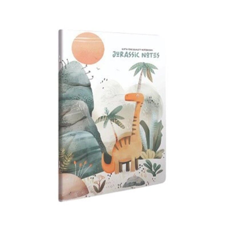 Gıpta Jurassic Notes Tel Dikişli Karton Kapak Defter 60 Yaprak Kareli