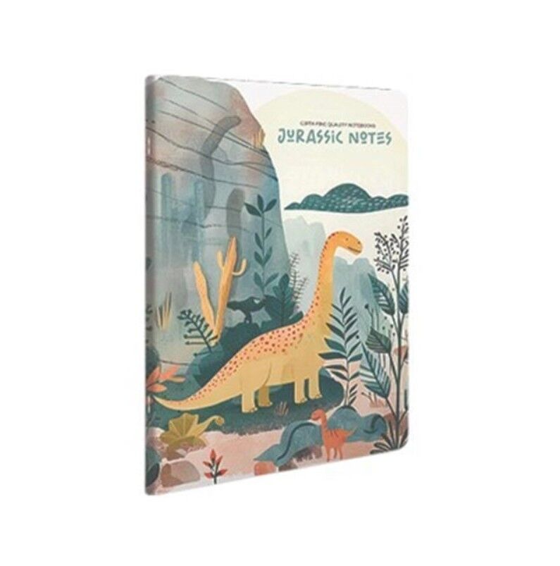 Gıpta Jurassic Notes Tel Dikişli Karton Kapak Defter 60 Yaprak Kareli
