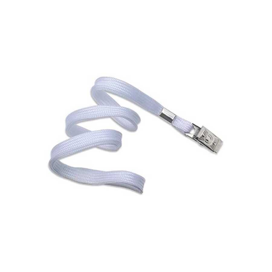 Kraf  Kart Askı İpi Metal Klips Beyaz 510G