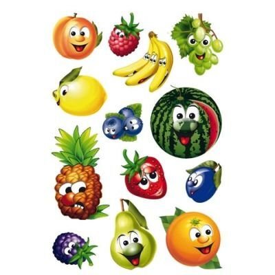 Herma Magic Etiket Oynar Göz Meyveler