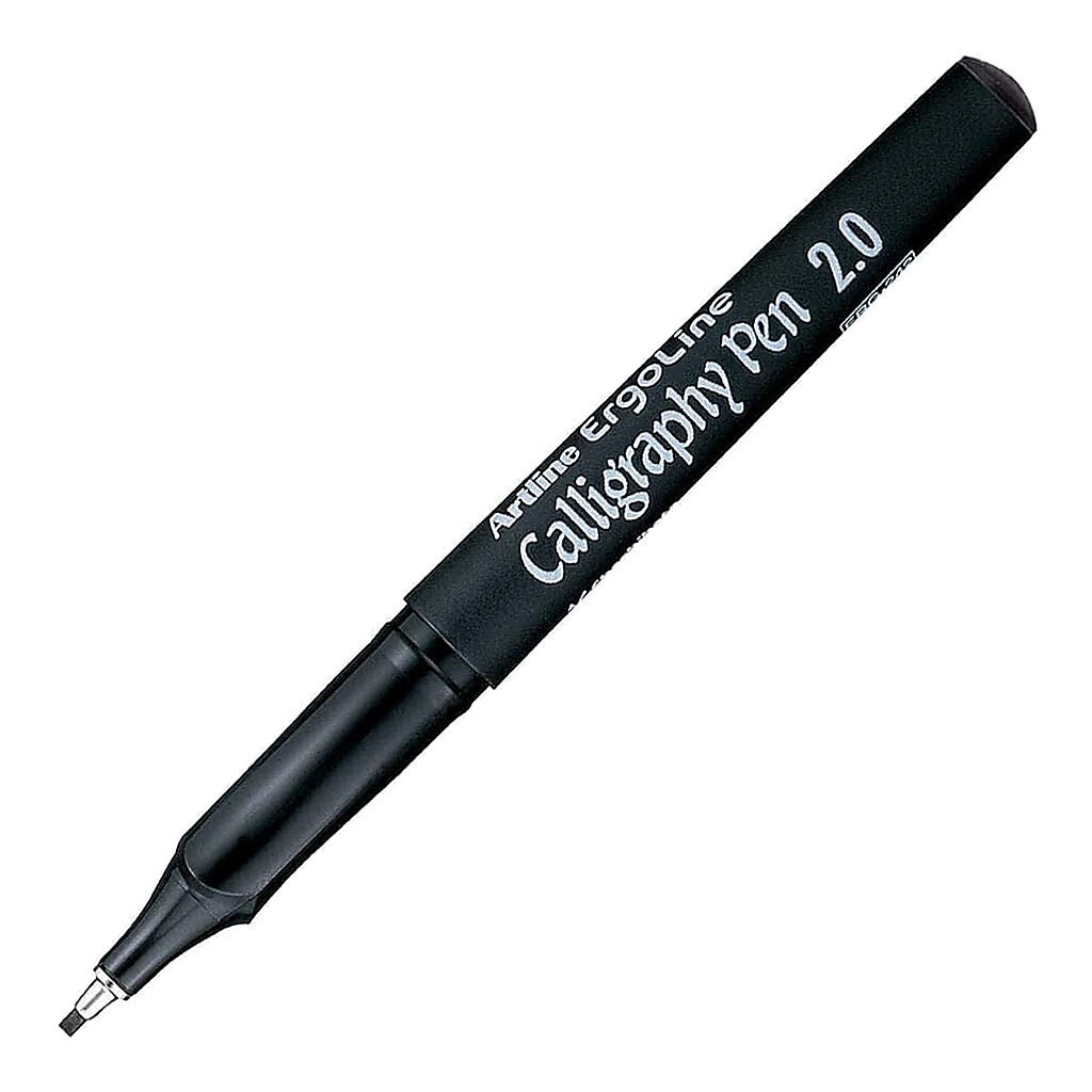 Artline Ergoline Calligraphy Pen 2.0 Kaligrafi Kalemi Uç:2,0 Mm Siyah