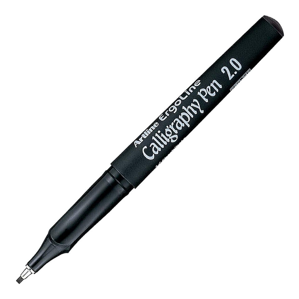 Artline Ergoline Calligraphy Pen 2.0 Kaligrafi Kalemi Uç:2,0 Mm Siyah