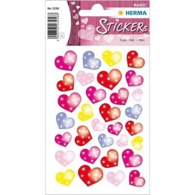 Herma Magic Etiket Foıl Noktalı Kalp 