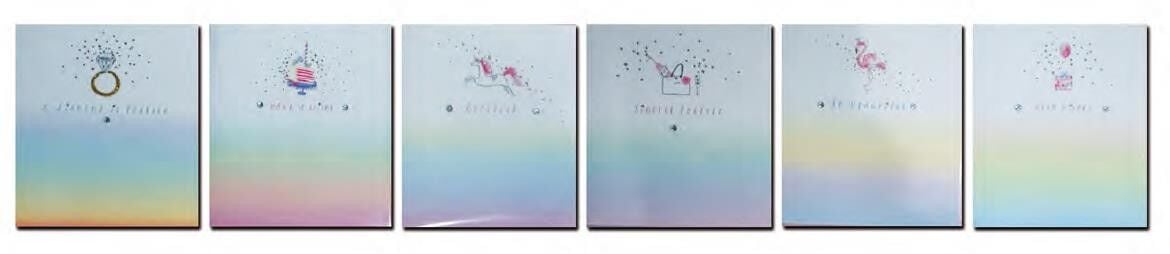 Taros Unick Color Pastel Love Tebrik Kartı