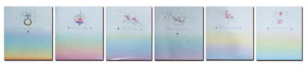 Taros Unick Color Pastel Love Tebrik Kartı