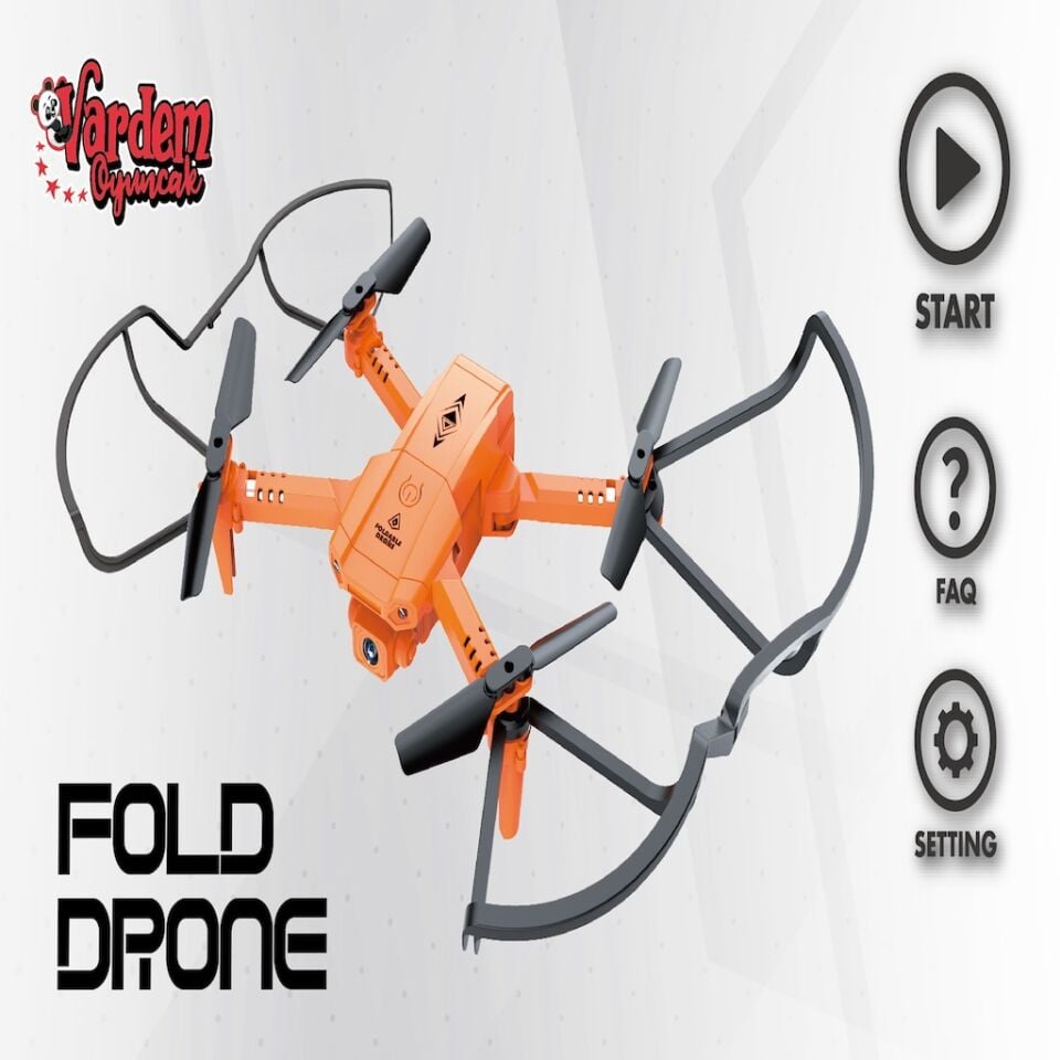 Uzaktan Kumanda Ff 2,4 G Katlanabılır Kameralı Drone