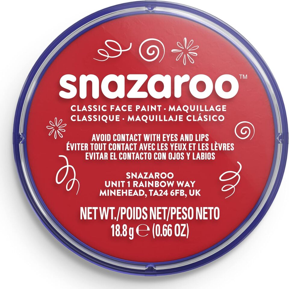 Snazaroo Yüz Boyası Kırmızı 18 Ml