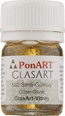 Ponart Cam Boya Art 20 Ml Gümüş