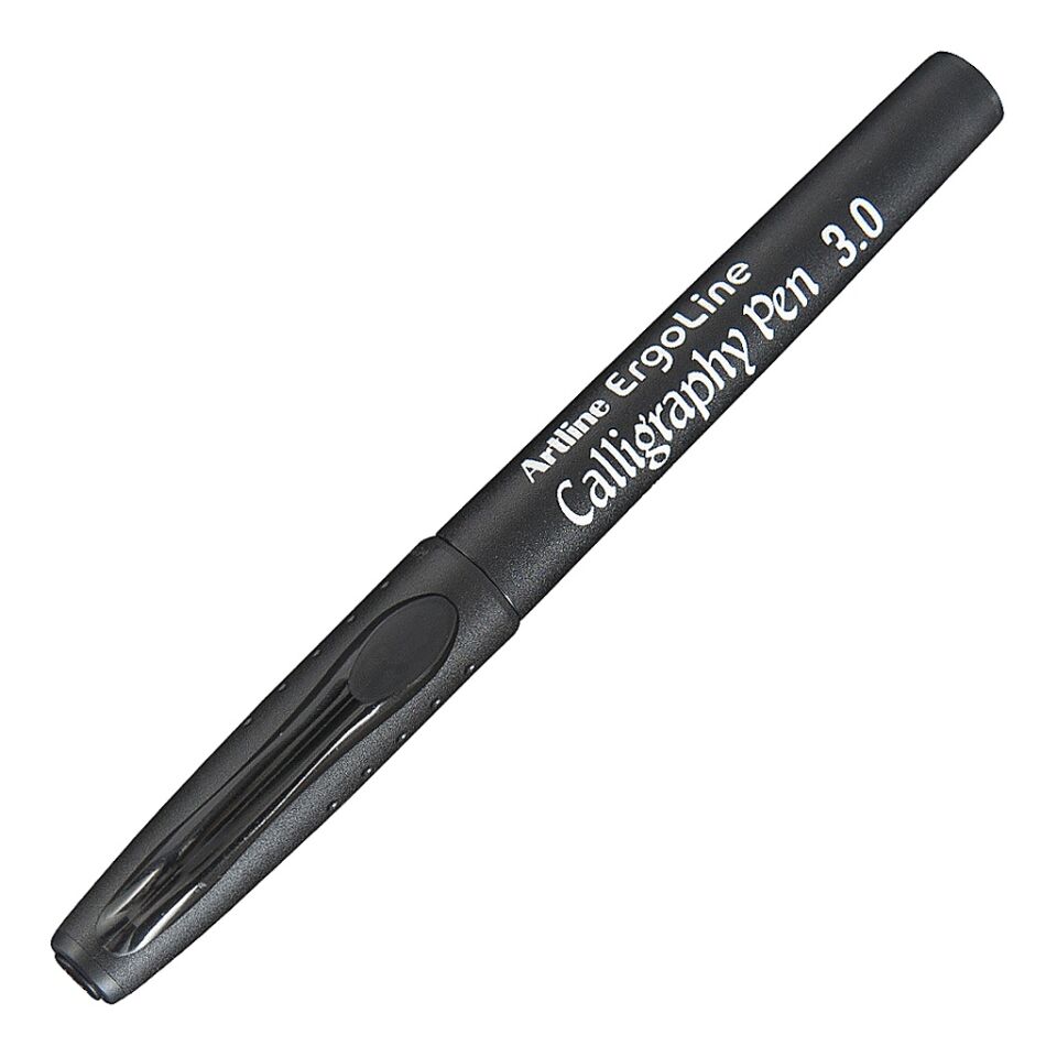 Artline Ergoline Calligraphy Pen 3.0 Kaligrafi Kalemi Uç:3,0 Mm Siyah