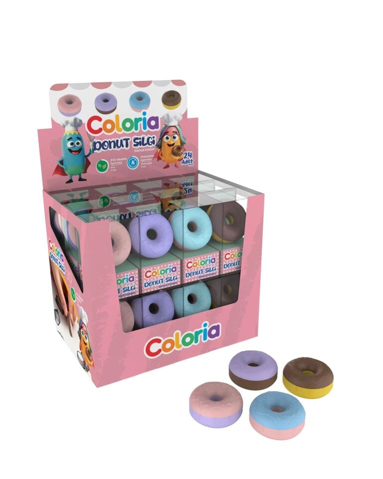 Silka Art.1434 Coloria Donat 3D Silgi