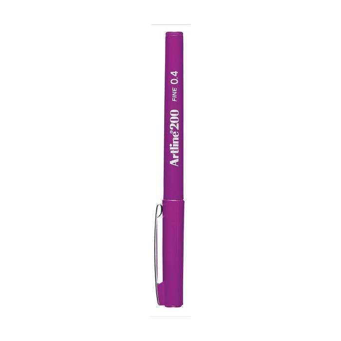 Artline 200N Fine Keçe Uçlu Yazı Kalemi Uç:0,4 Mm Magenta