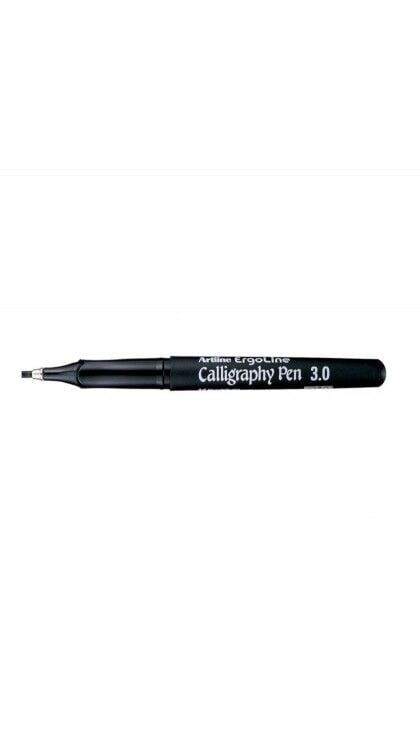 Artline Ergoline Calligraphy Pen 3.0 Kaligrafi Kalemi Uç:3,0 Mm Mavi