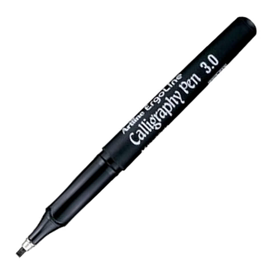 Artline Ergoline Calligraphy Pen 3.0 Kaligrafi Kalemi Uç:3,0 Mm Mavi