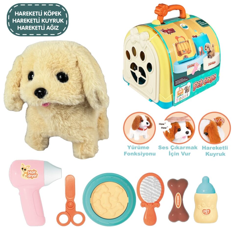 Vardem Taşıma Çantalı Hareketli Köpek Set