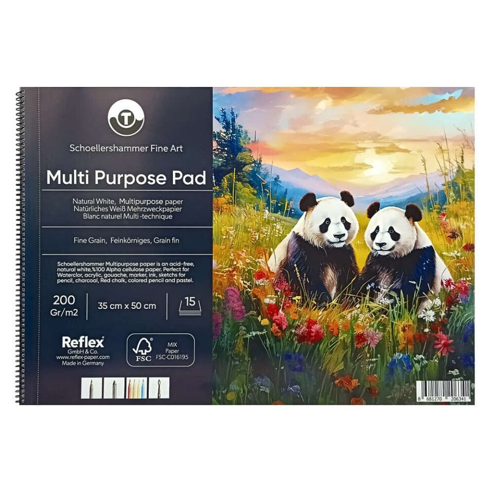 Güven Art Schoellershammer Multipurpose Pad 35x50 Cm 200 Gr 15 Yaprak