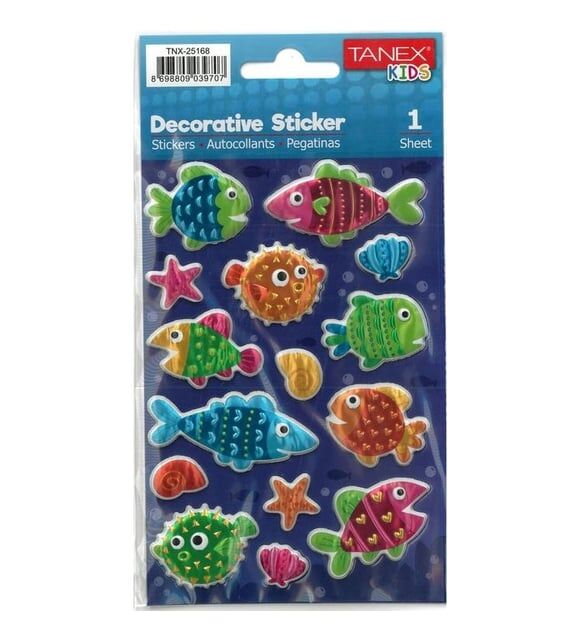 Tanex Tnx-25168 Balık Serisi Etiketi