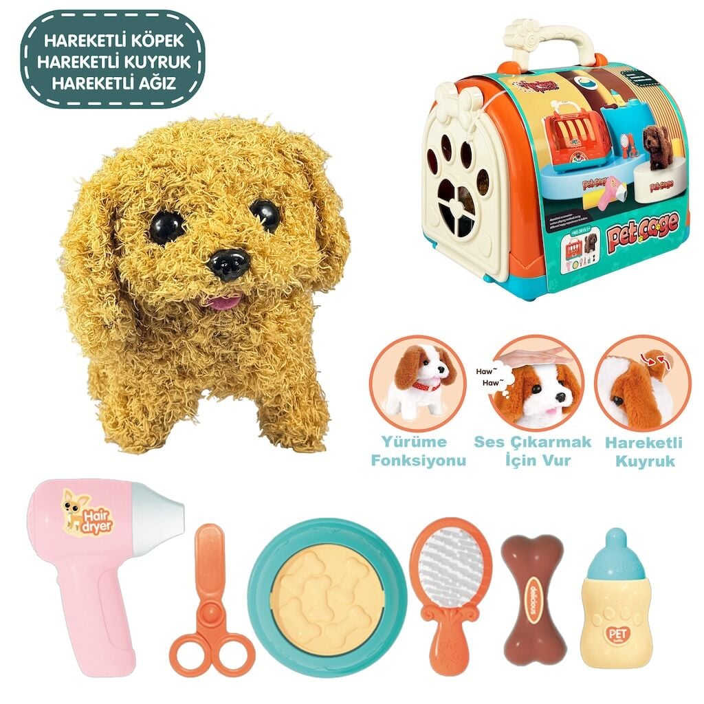 Vardem Taşıma Çantalı Hareketli Köpek