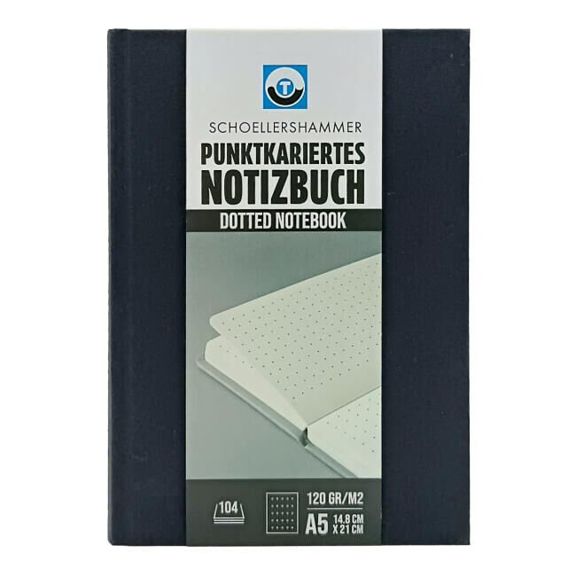 Güven Art Schoellershammer Noktalı Defter A5 120 gr 104 Yaprak
