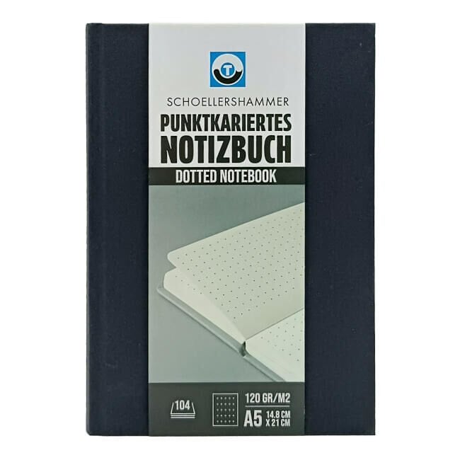 Güven Art Schoellershammer Noktalı Defter A5 120 gr 104 Yaprak