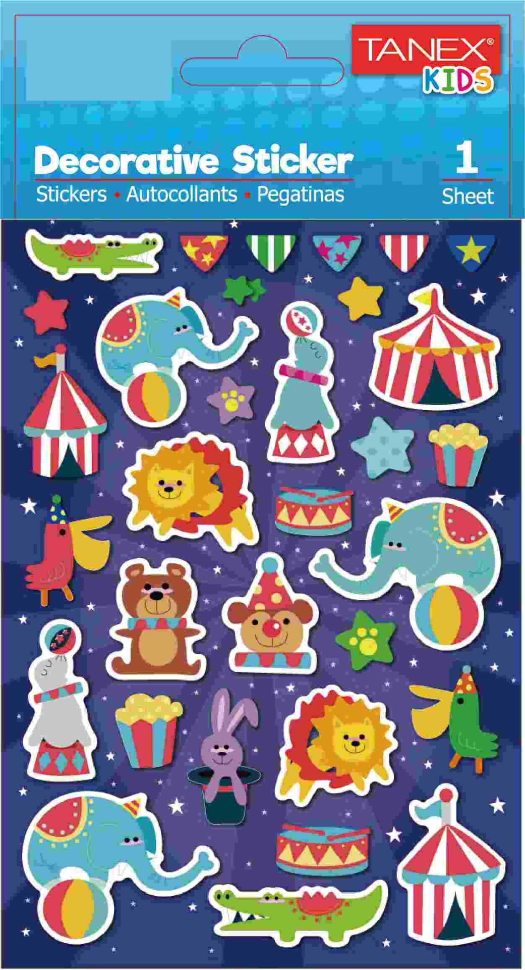 Tanex Tnx-25170 Sirk Serisi Etiketi