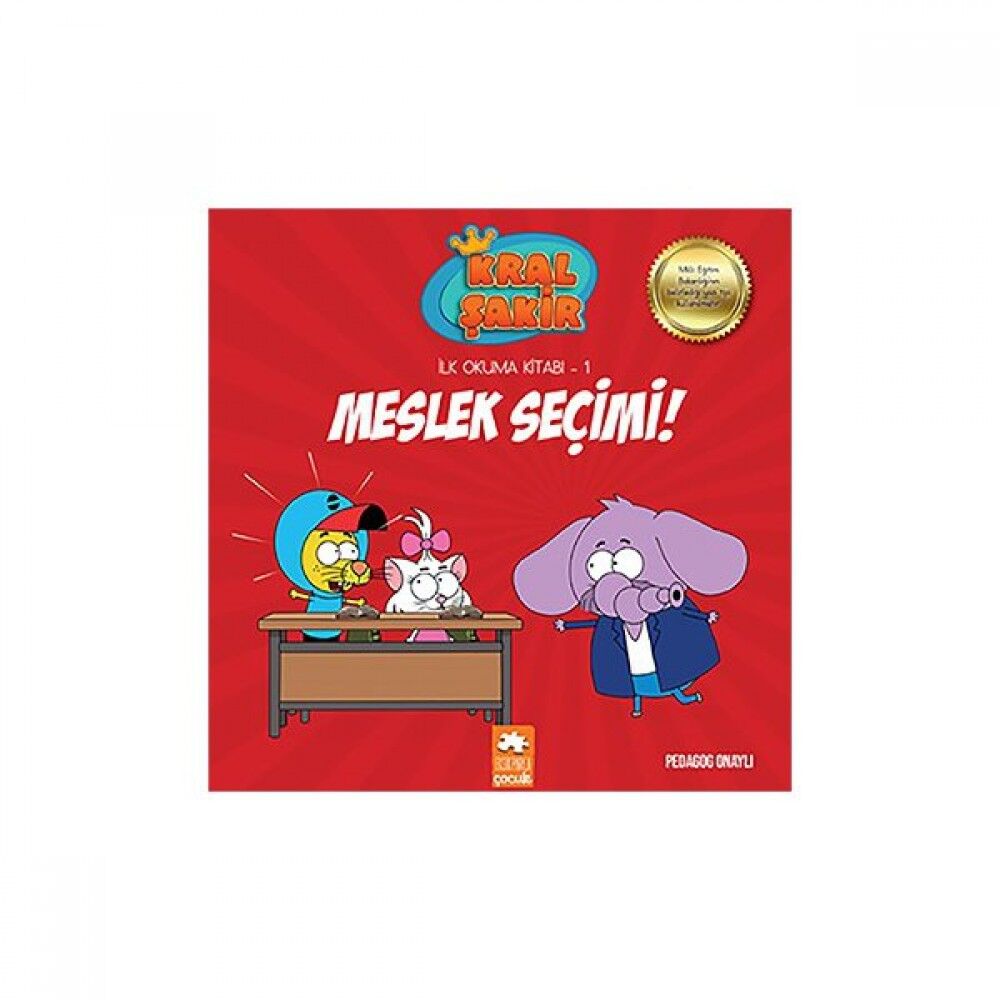 Kitap Kral Şakir Meslek Seçimi İlk Okuma Kitabı