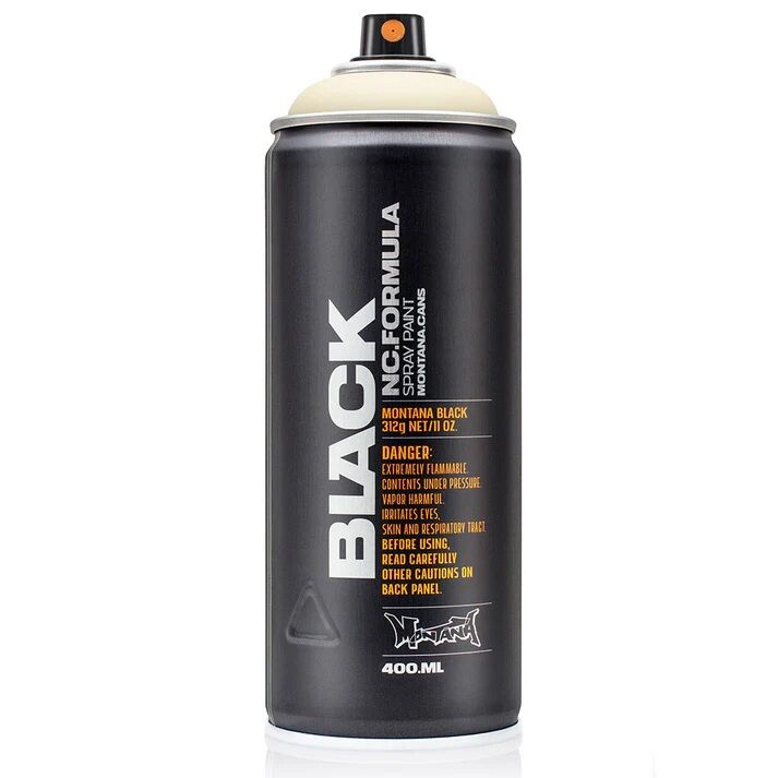 Montana Black Sprey Boya 400 Ml Ivory BLK8000