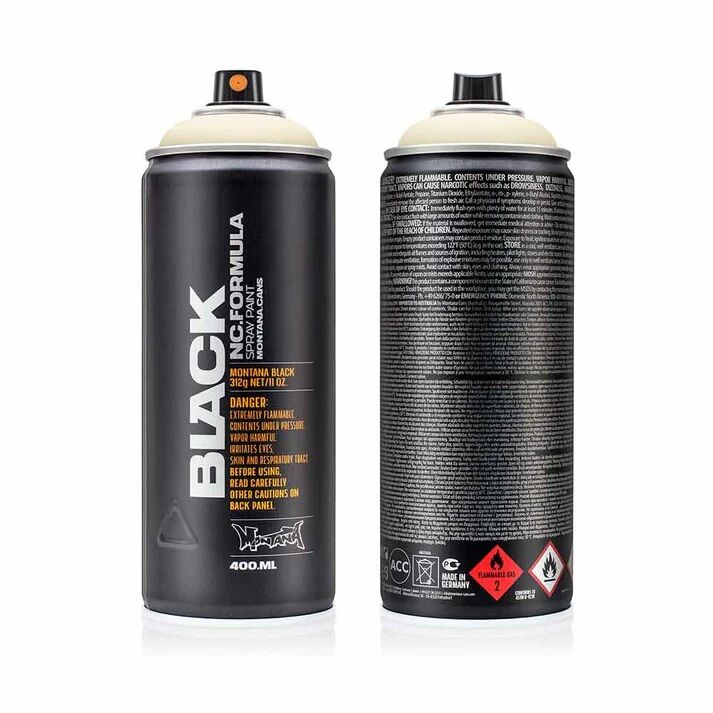 Montana Black Sprey Boya 400 Ml Ivory BLK8000