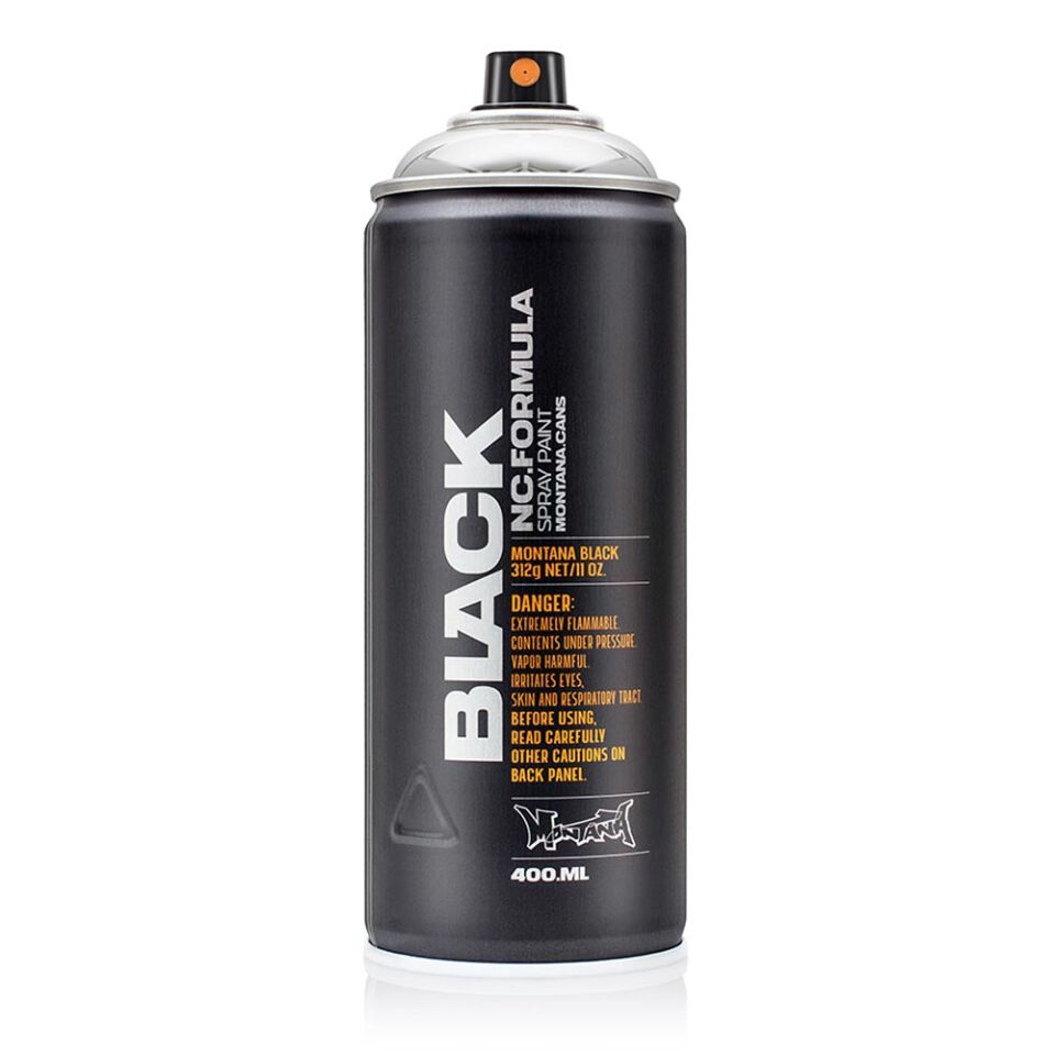 Montana Black Sprey Boya 400 Ml Silverchrome BLK Silver