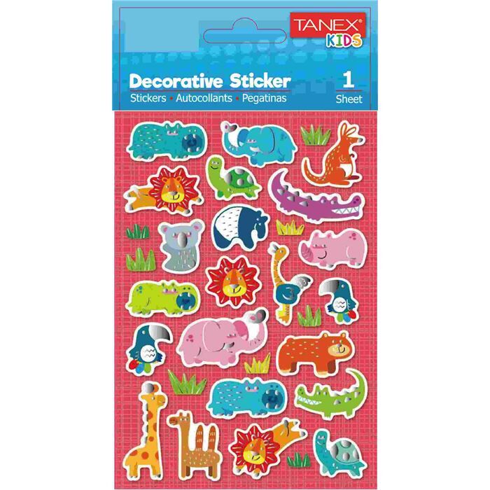 Tanex Tnx-25174 Orman Canlıları-3 Serisi Etiketi