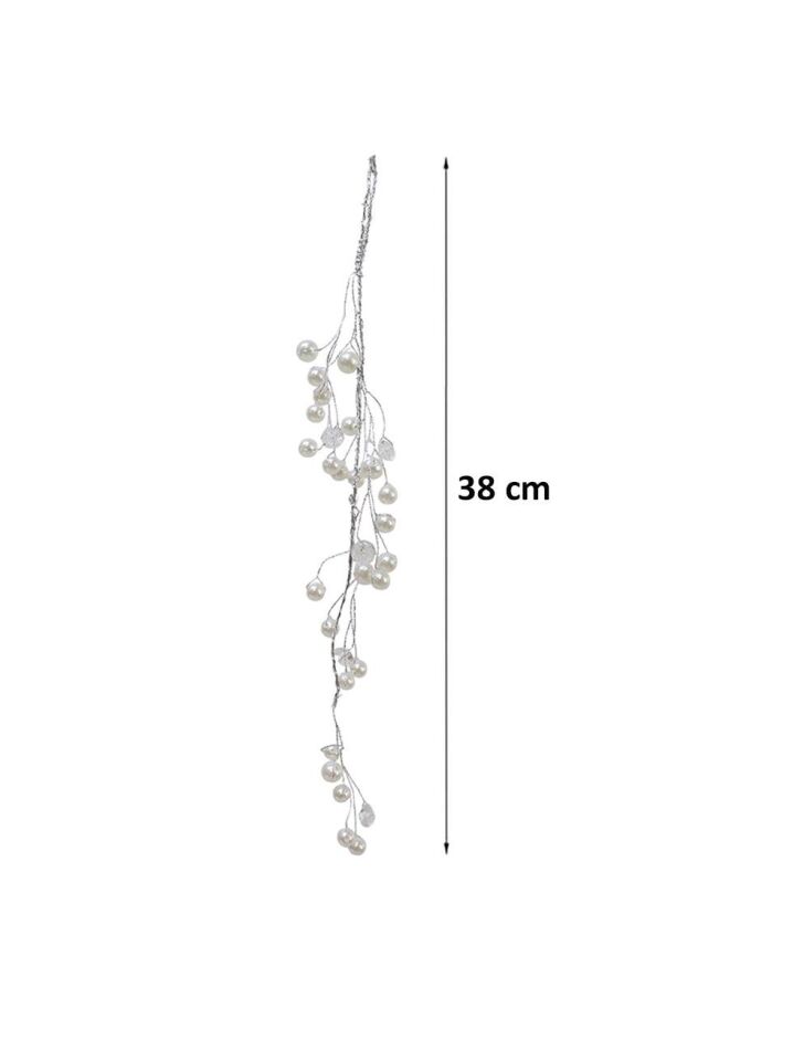 Astaş Dekoratif Incili Sarkit Yilbasi Süsü 38 Cm